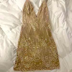 Champagne cocktail dress